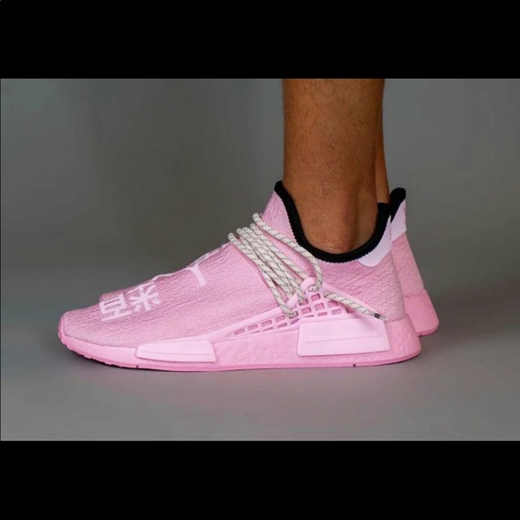 Adidas Pink Hu NMD Pharrell Sneakers - Picture 14 of 14